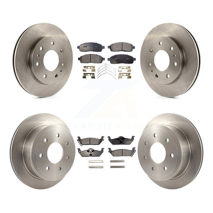 [Avant + Arrière] Kit de Disque et plaquette (céramique) de frein pour 2009 Ford F-150 avec 7 Lug Wheels K8T-100959