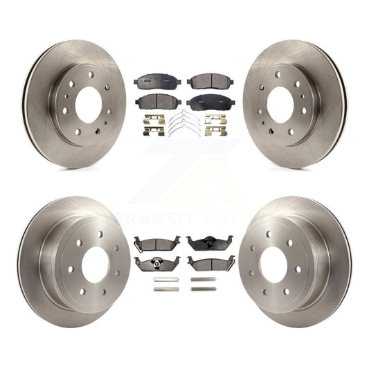 [Avant + Arrière] Kit de Disque et plaquette (céramique) de frein pour 2009 Ford F-150 avec 7 Lug Wheels K8T-100959