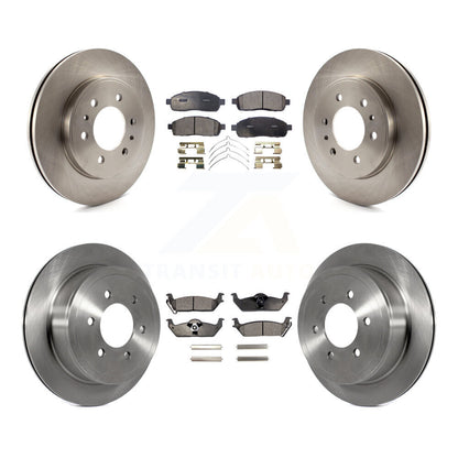 [Avant + Arrière] Kit de Disque et plaquette (céramique) de frein pour 2009 Ford F-150 avec 6 Lug Wheels K8T-100960