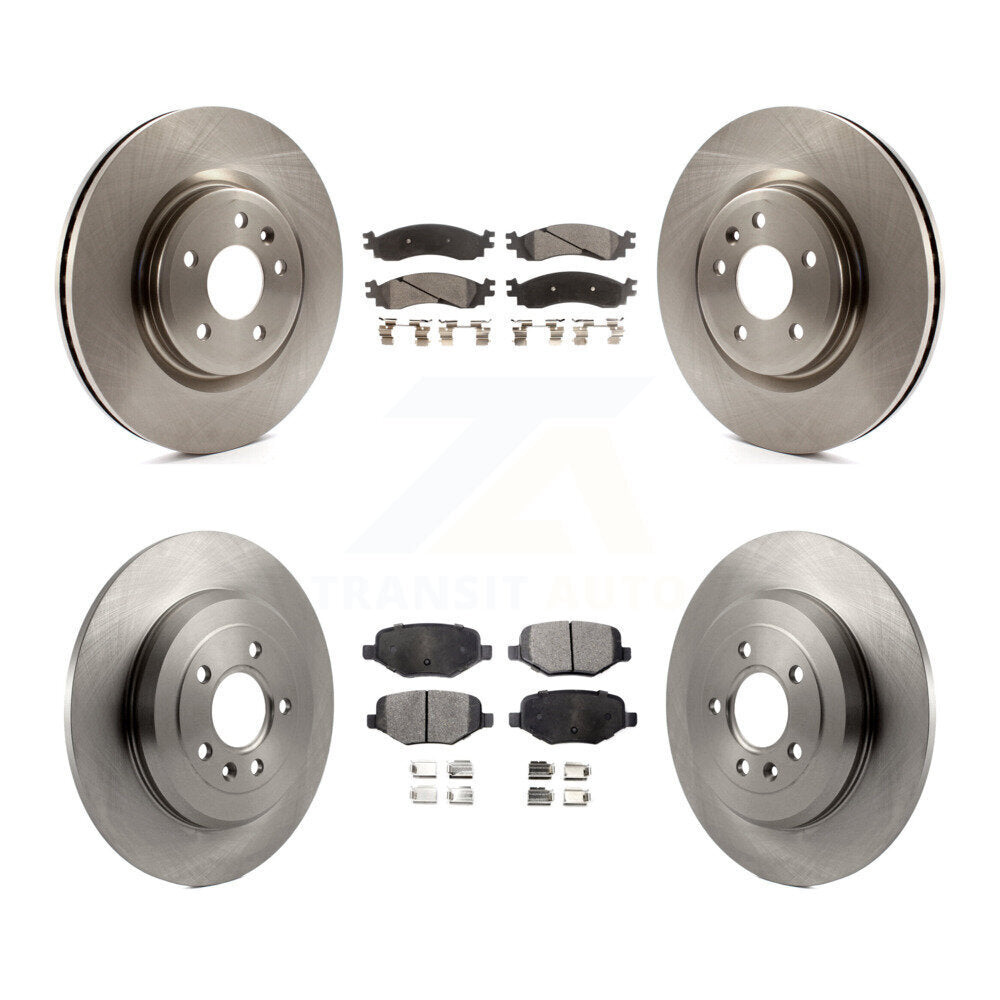 [Avant + Arrière] Kit de Disque et plaquette (céramique) de frein pour 2010-2012 Ford Taurus SHO K8T-100961
