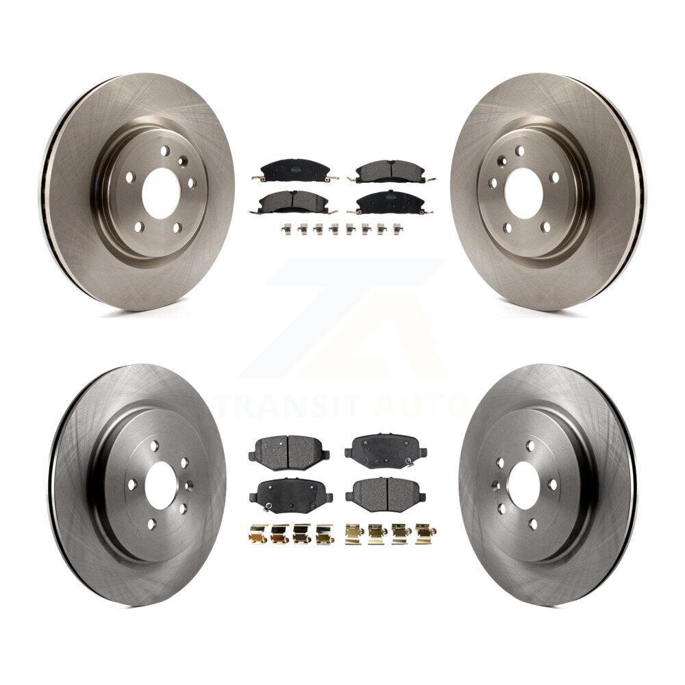 [Avant + Arrière] Kit de Disque et plaquette (céramique) de frein pour 2013 Ford Explorer Sport avec Heavy Duty Brakes K8T-100965