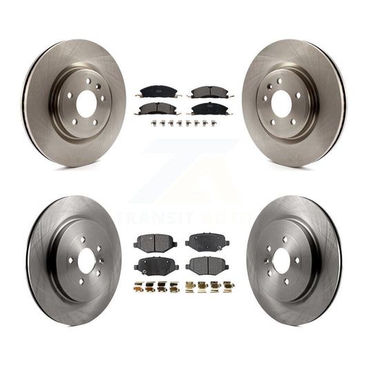 [Avant + Arrière] Kit de Disque et plaquette (céramique) de frein pour 2013 Ford Explorer Sport avec Heavy Duty Brakes K8T-100965