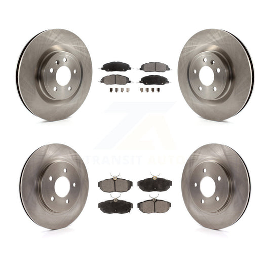 [Avant + Arrière] Kit de Disque et plaquette (céramique) de frein pour Ford Mustang K8T-100968