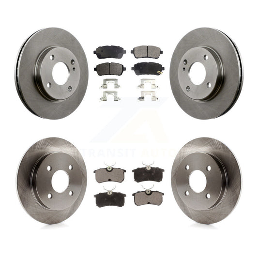 [Avant + Arrière] Kit de Disque et plaquette (céramique) de frein pour Ford Fiesta K8T-100969