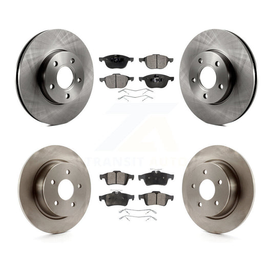 [Avant + Arrière] Kit de Disque et plaquette (céramique) de frein pour Ford C-Max K8T-100971