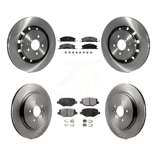 [Avant + Arrière] Kit de Disque et plaquette (céramique) de frein pour Ford Explorer Police Interceptor Utility Lincoln MKS Flex Taurus MKT K8T-100973