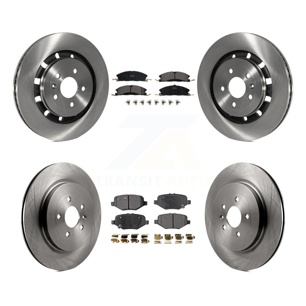 [Avant + Arrière] Kit de Disque et plaquette (céramique) de frein pour Ford Explorer Taurus Flex Police Interceptor Sedan Lincoln MKS Special Service K8T-100974