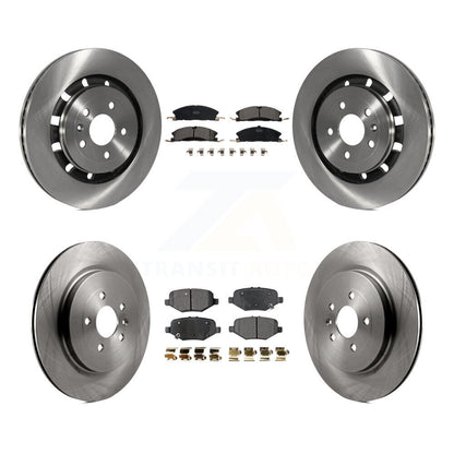 [Avant + Arrière] Kit de Disque et plaquette (céramique) de frein pour Ford Explorer Taurus Flex Police Interceptor Sedan Lincoln MKS Special Service K8T-100974