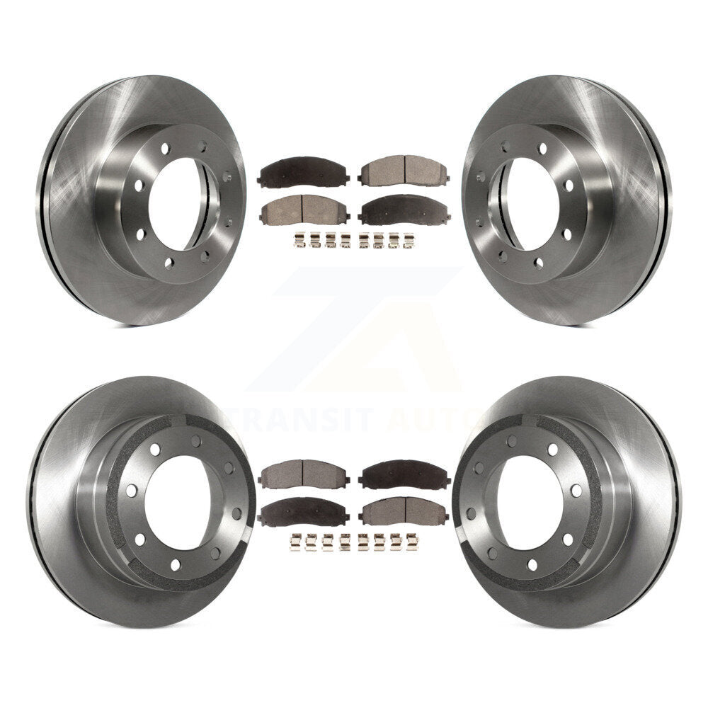 [Avant + Arrière] Kit de Disque et plaquette (céramique) de frein pour Ford F-250 Super Duty F-350 4WD K8T-100978