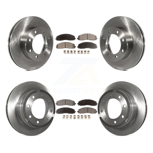 [Avant + Arrière] Kit de Disque et plaquette (céramique) de frein pour Ford F-250 Super Duty F-350 4WD K8T-100978