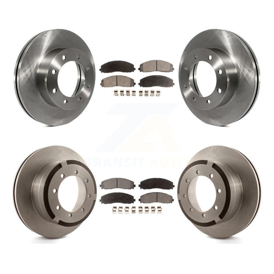 [Avant + Arrière] Kit de Disque et plaquette (céramique) de frein pour Ford F-250 Super Duty F-350 F-450 K8T-100979
