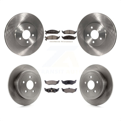 [Avant + Arrière] Kit de Disque et plaquette (céramique) de frein pour Dodge Stratus Chrysler Cirrus Plymouth Breeze K8T-100994 par Transit Auto