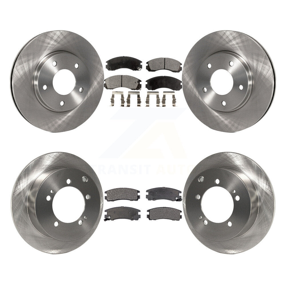 [Avant + Arrière] Kit de Disque et plaquette (céramique) de frein pour 2000 Mitsubishi Eclipse 3.0L K8T-101005