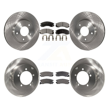 [Avant + Arrière] Kit de Disque et plaquette (céramique) de frein pour 2000 Mitsubishi Eclipse 3.0L K8T-101005