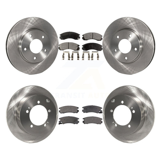 [Avant + Arrière] Kit de Disque et plaquette (céramique) de frein pour 2000 Mitsubishi Eclipse 3.0L K8T-101005
