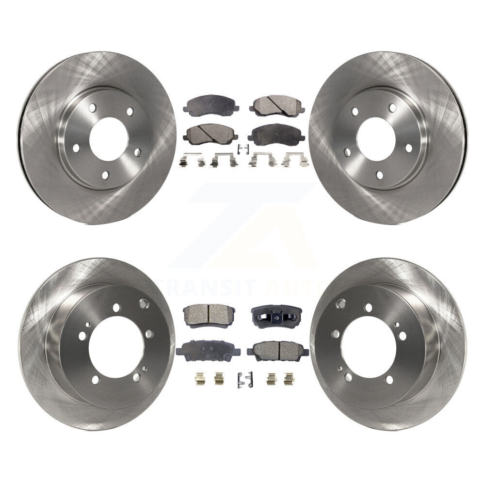 [Avant + Arrière] Kit de Disque et plaquette (céramique) de frein pour Mitsubishi Lancer K8T-101006