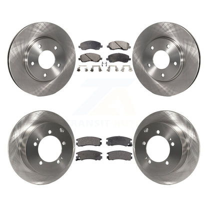 [Avant + Arrière] Kit de Disque et plaquette (céramique) de frein pour Chrysler Sebring Mitsubishi Dodge Stratus Eclipse Galant K8T-101007