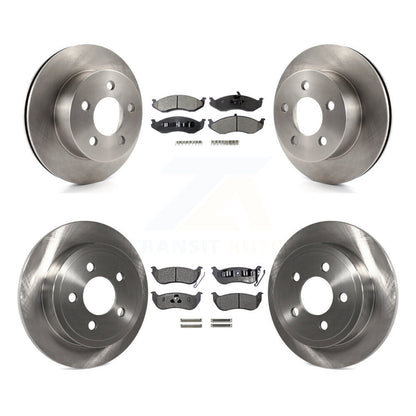[Avant + Arrière] Kit de Disque et plaquette (céramique) de frein pour Jeep Wrangler TJ rear brakes K8T-101009