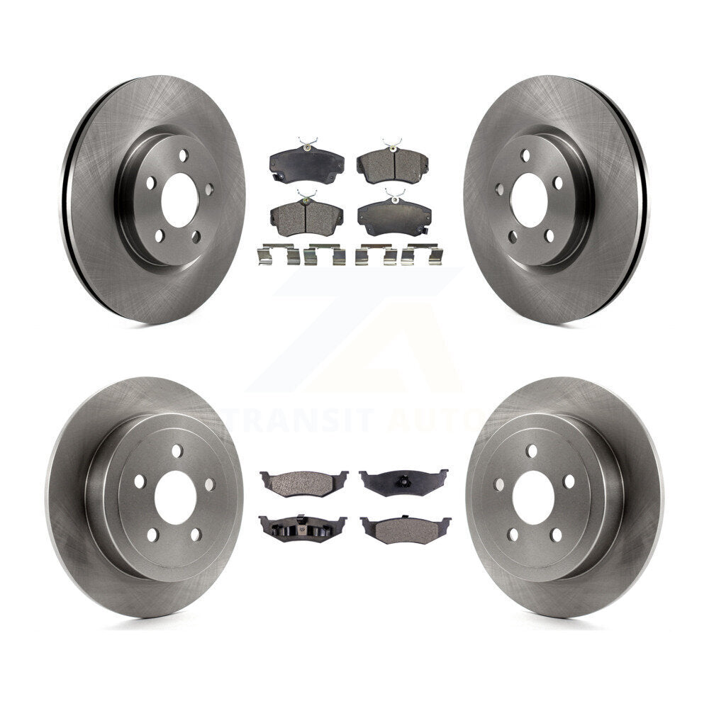 [Avant + Arrière] Kit de Disque et plaquette (céramique) de frein pour Chrysler PT Cruiser K8T-101010