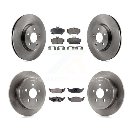 [Avant + Arrière] Kit de Disque et plaquette (céramique) de frein pour Chrysler PT Cruiser K8T-101010
