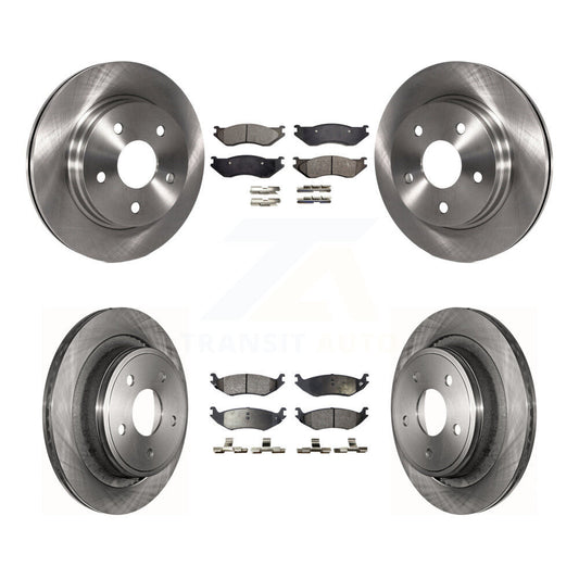 [Avant + Arrière] Kit de Disque et plaquette (céramique) de frein pour Dodge Ram 1500 K8T-101018