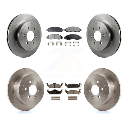 [Avant + Arrière] Kit de Disque et plaquette (céramique) de frein pour 2003-2004 Dodge Dakota K8T-101025