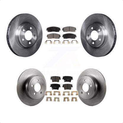 [Avant + Arrière] Kit de Disque et plaquette (céramique) de frein pour Dodge Charger Chrysler 300 Challenger Magnum K8T-101027 par Transit Auto