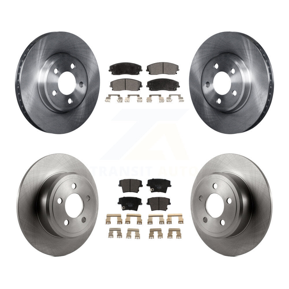 [Avant + Arrière] Kit de Disque et plaquette (céramique) de frein pour Dodge Charger Chrysler 300 Challenger Magnum K8T-101027