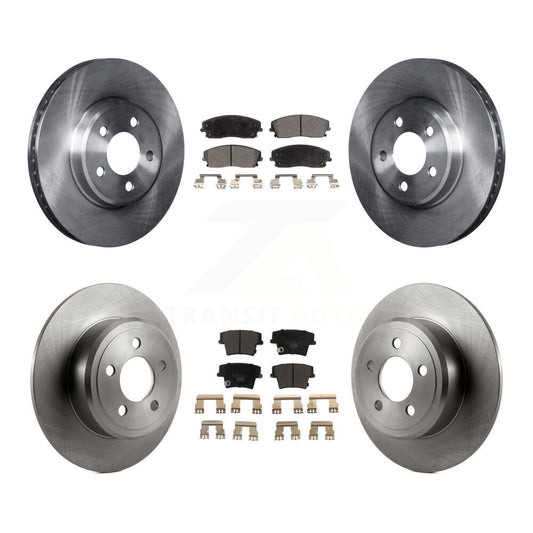 [Avant + Arrière] Kit de Disque et plaquette (céramique) de frein pour Dodge Charger Chrysler 300 Challenger Magnum K8T-101027