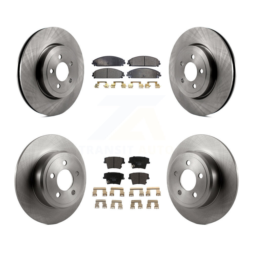 [Avant + Arrière] Kit de Disque et plaquette (céramique) de frein pour 2005-2006 Chrysler 300 AWD avec 3.5L K8T-101029
