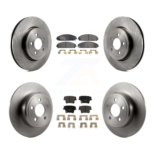 [Avant + Arrière] Kit de Disque et plaquette (céramique) de frein pour 2005-2006 Chrysler 300 AWD avec 3.5L K8T-101029