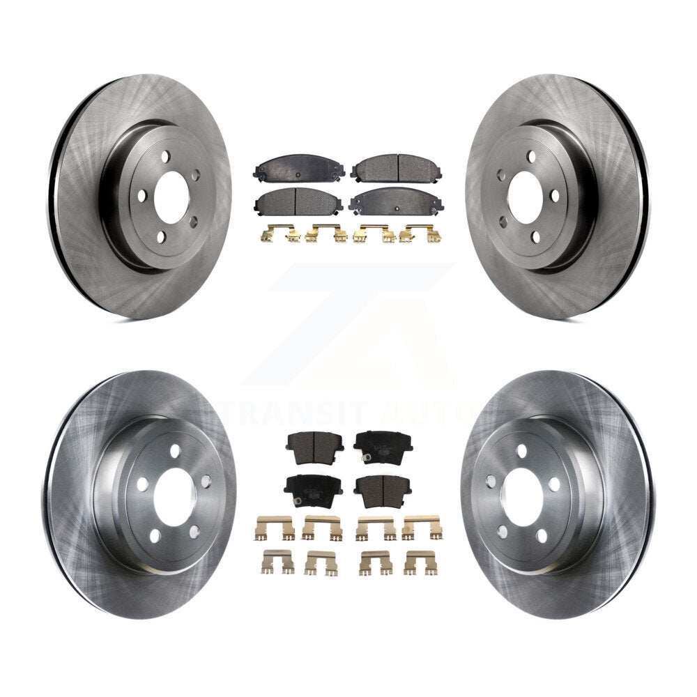 [Avant + Arrière] Kit de Disque et plaquette (céramique) de frein pour Dodge Charger Chrysler 300 Challenger Magnum K8T-101030