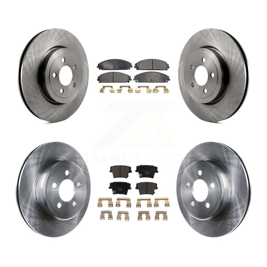[Avant + Arrière] Kit de Disque et plaquette (céramique) de frein pour Dodge Charger Chrysler 300 Challenger Magnum K8T-101030
