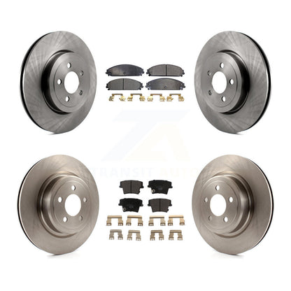 [Avant + Arrière] Kit de Disque et plaquette (céramique) de frein pour Dodge Charger avec Police Package K8T-101031