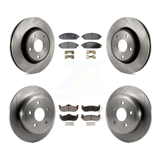 [Avant + Arrière] Kit de Disque et plaquette (céramique) de frein pour Jeep Grand Cherokee Commander K8T-101032