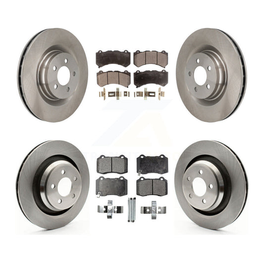 [Avant + Arrière] Kit de Disque et plaquette (céramique) de frein pour Dodge Challenger Charger K8T-101035