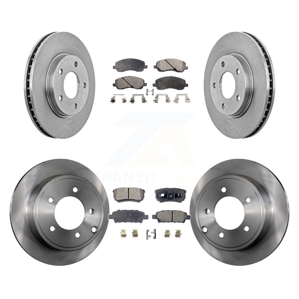 [Avant + Arrière] Kit de Disque et plaquette (céramique) de frein pour Mitsubishi Lancer K8T-101037