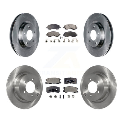 [Avant + Arrière] Kit de Disque et plaquette (céramique) de frein pour Jeep Patriot Compass Chrysler Dodge Avenger Sebring Mitsubishi Lancer 200 Outlander Sport RVR K8T-101040