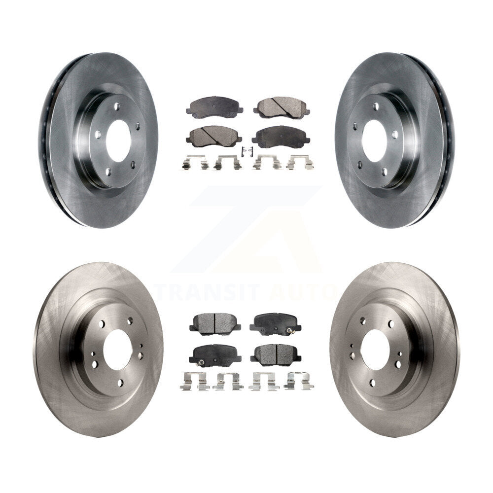 [Avant + Arrière] Kit de Disque et plaquette (céramique) de frein pour Mitsubishi Outlander Sport RVR K8T-101043
