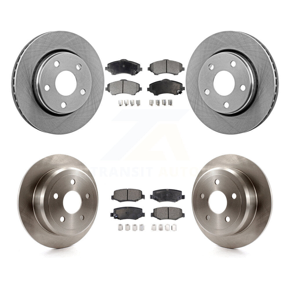 [Avant + Arrière] Kit de Disque et plaquette (céramique) de frein pour Jeep Wrangler JK K8T-101044
