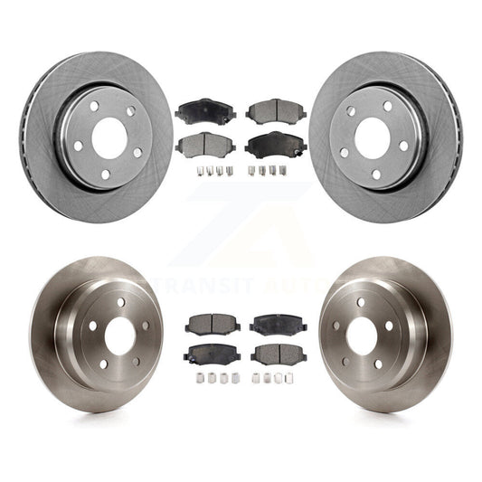 [Avant + Arrière] Kit de Disque et plaquette (céramique) de frein pour Jeep Wrangler JK K8T-101044