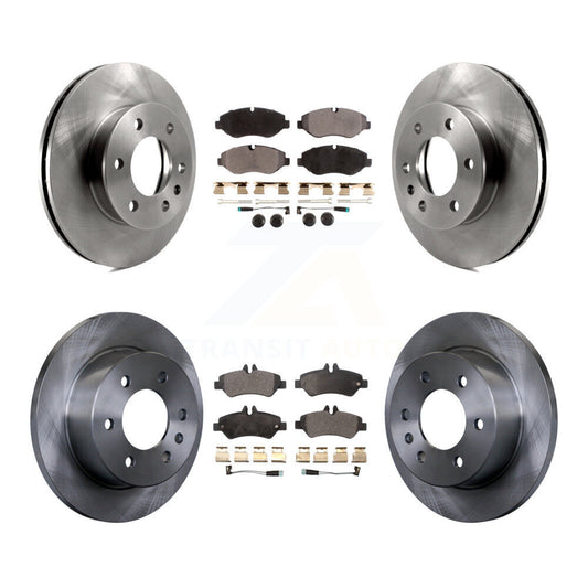 [Avant + Arrière] Kit de Disque et plaquette (céramique) de frein pour Sprinter 2500 Mercedes-Benz Freightliner Dodge K8T-101046