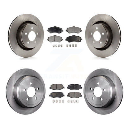 [Avant + Arrière] Kit de Disque et plaquette (céramique) de frein pour Jeep Liberty Dodge Nitro avec 332mm Diameter Rotor K8T-101048