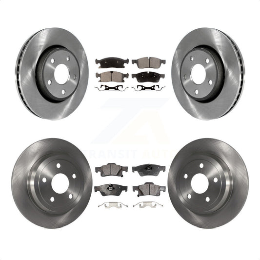 [Avant + Arrière] Kit de Disque et plaquette (céramique) de frein pour Dodge Durango K8T-101052 par Transit Auto