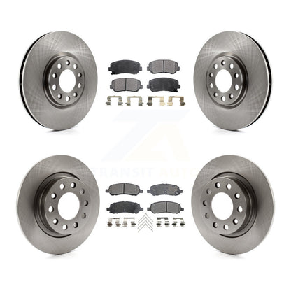 [Avant + Arrière] Kit de Disque et plaquette (céramique) de frein pour 2013-2016 Dodge Dart K8T-101061