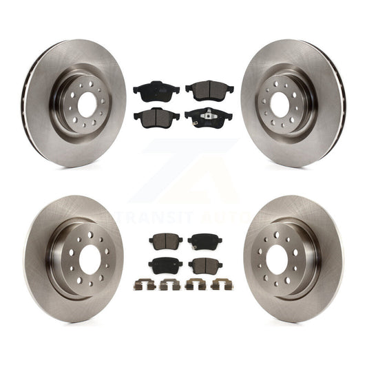[Avant + Arrière] Kit de Disque et plaquette (céramique) de frein pour 2014-2020 Fiat 500L K8T-101066