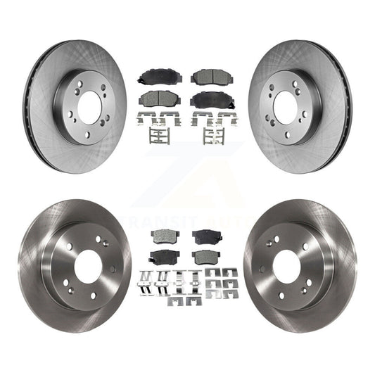 [Avant + Arrière] Kit de Disque et plaquette (céramique) de frein pour 1997-2001 Honda Prelude K8T-101069