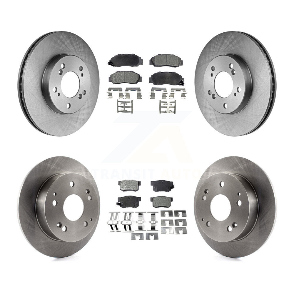 [Avant + Arrière] Kit de Disque et plaquette (céramique) de frein pour 1997-2001 Acura Integra Type R K8T-101070