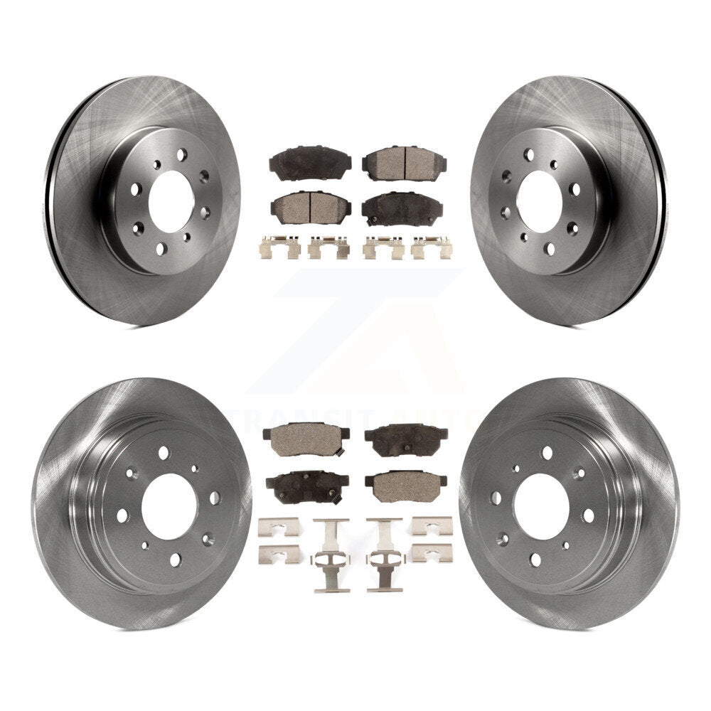 [Avant + Arrière] Kit de Disque et plaquette (céramique) de frein pour Acura Integra Honda Civic K8T-101078