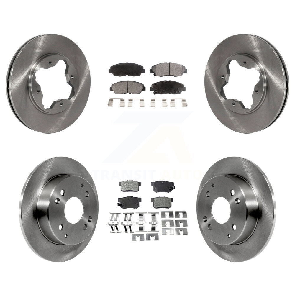 [Avant + Arrière] Kit de Disque et plaquette (céramique) de frein pour Honda Accord Acura CL K8T-101080